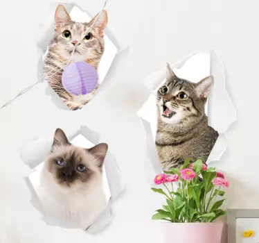 Stenske nalepke za živali - TenStickers