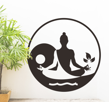 Meditiranje nalepke za steno doma - TenStickers
