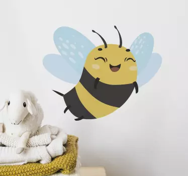 Medonosna čebelica ilustracija stenska umetnost decal - TenStickers