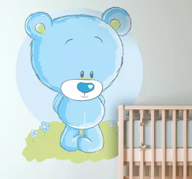 Modri otroci iz plišastih medvedov - TenStickers