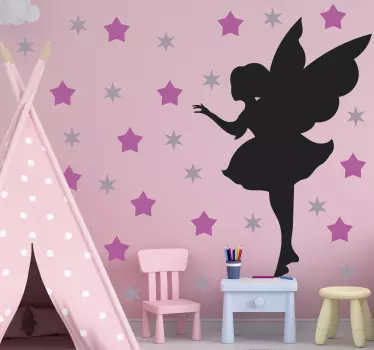 Nalepka angel vila botra - TenStickers