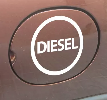 Nalepka dizelskega avtomobila - TenStickers