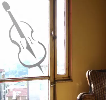 Nalepka glasbe za violino - TenStickers