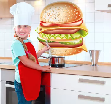Stojalo za burgerje na siru - TenStickers