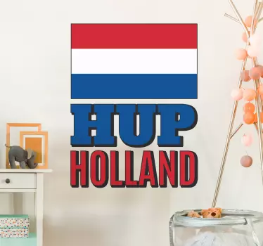 Nalepka hup holandske zastave - TenStickers