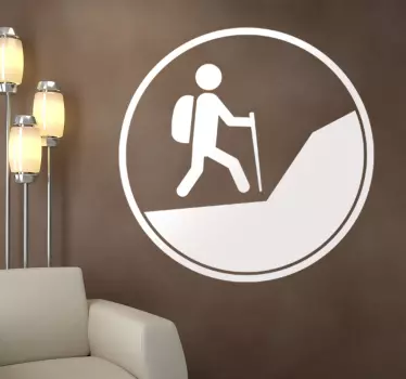 Nalepka ikona pohodnika - TenStickers