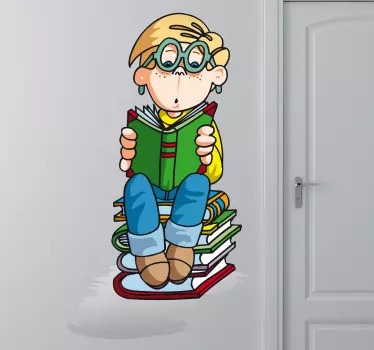 Nalepka inteligentnih geek - TenStickers
