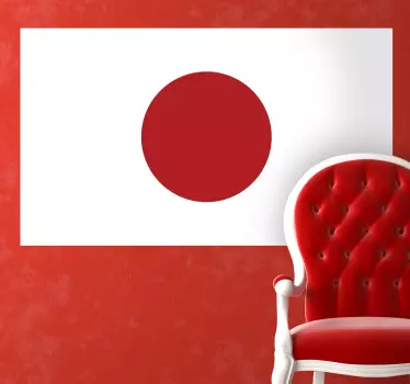 Nalepka japonske zastave - TenStickers