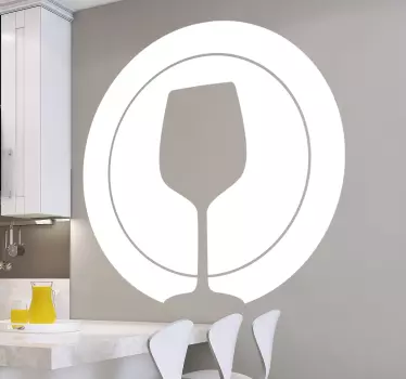 Nalepka jedilnega pribora iz stekla in plošč - TenStickers
