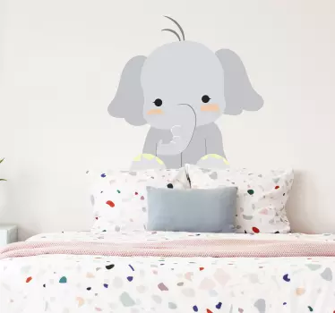 Nalepka ljubkih slonov za otroke - TenStickers