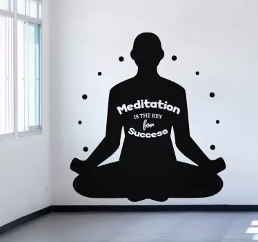 Nalepka meditacije besedila - TenStickers