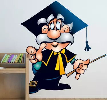 Nalepka modrega učitelja - TenStickers
