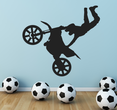 Nalepka motocross jump stene - TenStickers