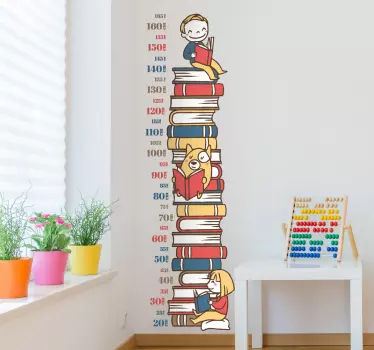 Nalepka nalepke za višino knjig - TenStickers
