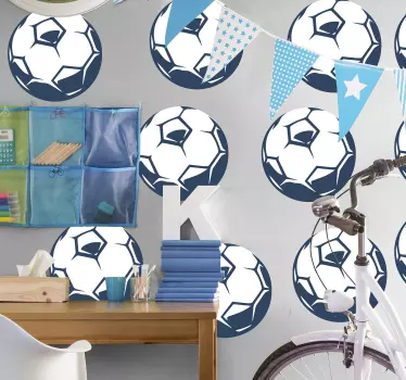 Nalepka nogometna žoga - TenStickers