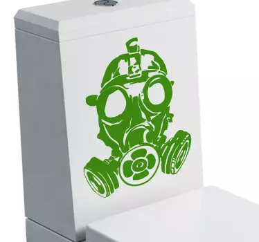 Nalepka plinske maske - TenStickers