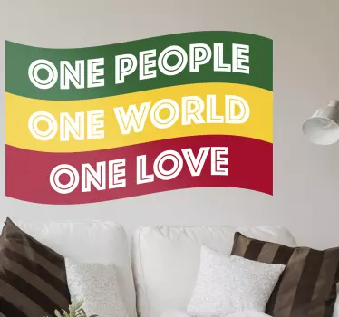Nalepka rasta zastave - TenStickers