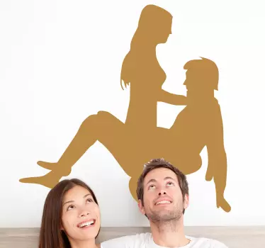 Nalepka silhuete s spolnega položaja - TenStickers
