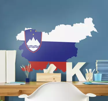 Nalepka slovenske zastave - TenStickers