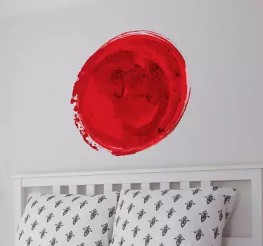 Nalepka sončne stene japonske zastave - TenStickers