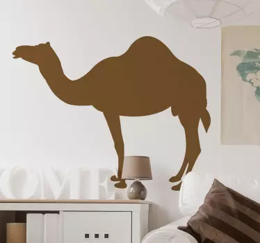 Nalepka stene silhuete kamel - TenStickers