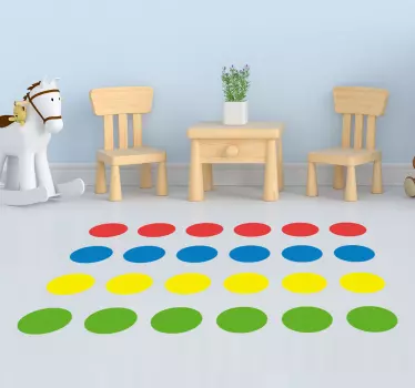 Nalepka tal twister igre - TenStickers