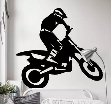 Nalepka z motokros steno - TenStickers