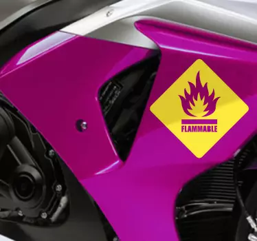 Nalepka z vnetljivo ikono - TenStickers