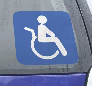Nalepka z znakom za invalide - TenStickers