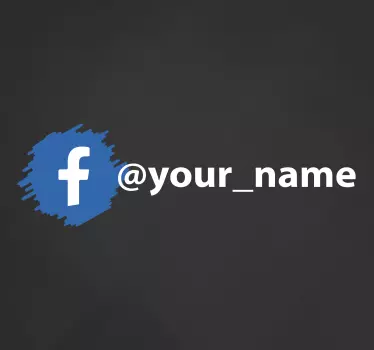 Nalepka z znakom za logotip socialnih medijev - TenStickers