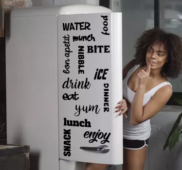 Nalepka za apetit za hladni aparat - TenStickers