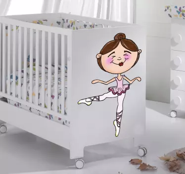 Nalepka za balerino dekle - TenStickers