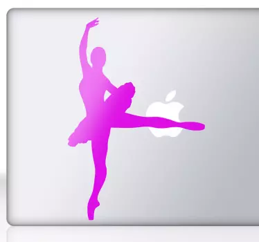 Nalepka za balerino silhueto - TenStickers