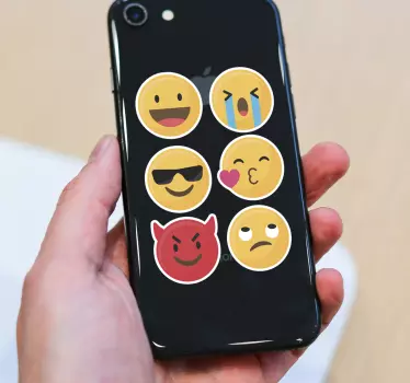 Nalepka za emodži na iphone iphone - TenStickers