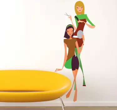 Nalepka za frizerske salone - TenStickers