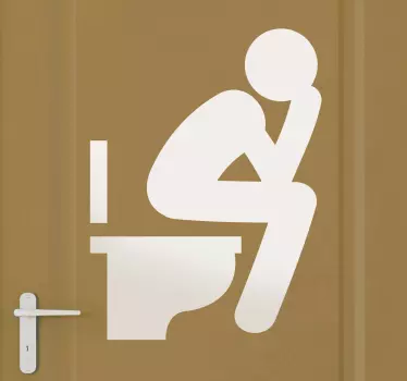 Nalepka za ikono stranišča - TenStickers