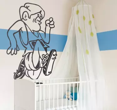 Nalepka za ilustracijo tekačev - TenStickers