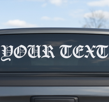Nalepka za kombi besedilo za tovornjak - TenStickers