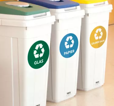 Nalepka za ločevanje odpadkov - TenStickers