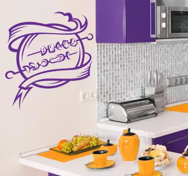 Nalepka za meso na mesu bbq - TenStickers