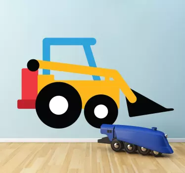 Nalepka za otroške igrače kopač - TenStickers