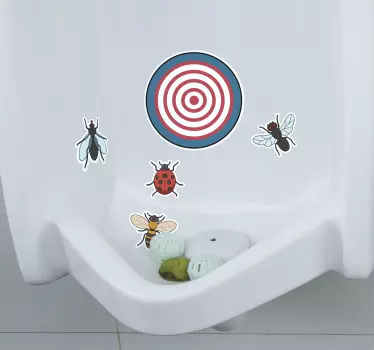 Nalepka za pisoarje proti urinu - TenStickers