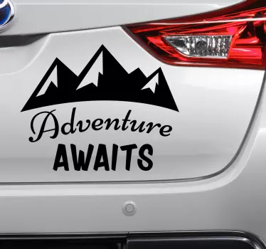 Nalepka za pustolovske avtomobile - TenStickers