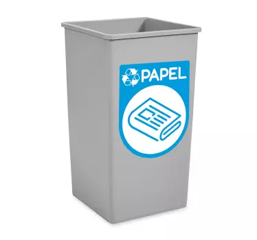 Nalepka za recikliranje papirja - TenStickers