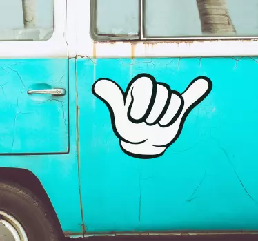Nalepka za roko simbol dekorativno vozilo - TenStickers