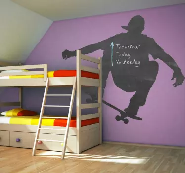 Nalepka za skateboarder in tablo - TenStickers