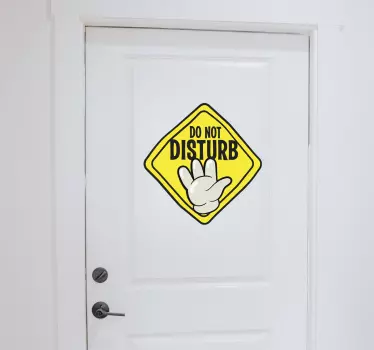 Nalepka za steklena vrata ne moti - TenStickers