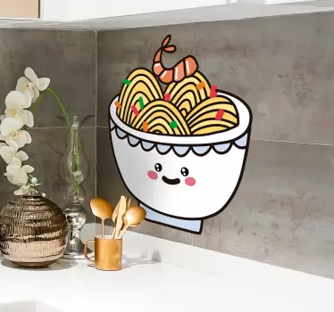 Nalepka za stene anime ramen - TenStickers