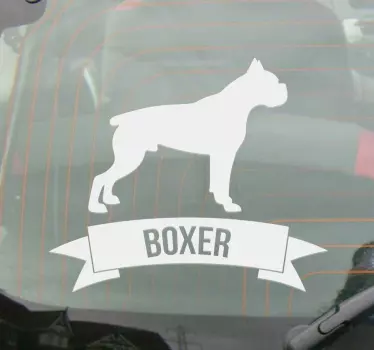 Nalepka za stene psov bokserja - TenStickers