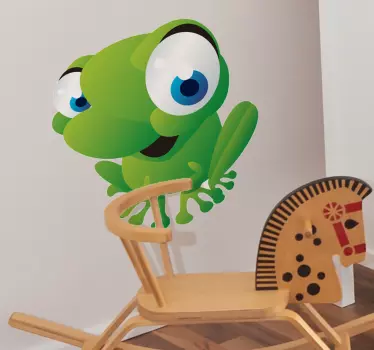 Nalepka za stene za otroke žaba - TenStickers